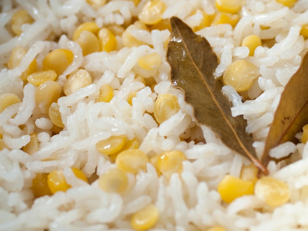 butter & lentil rice | pe htaw bhut htamin