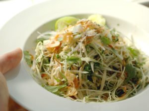 Burmese coleslaw