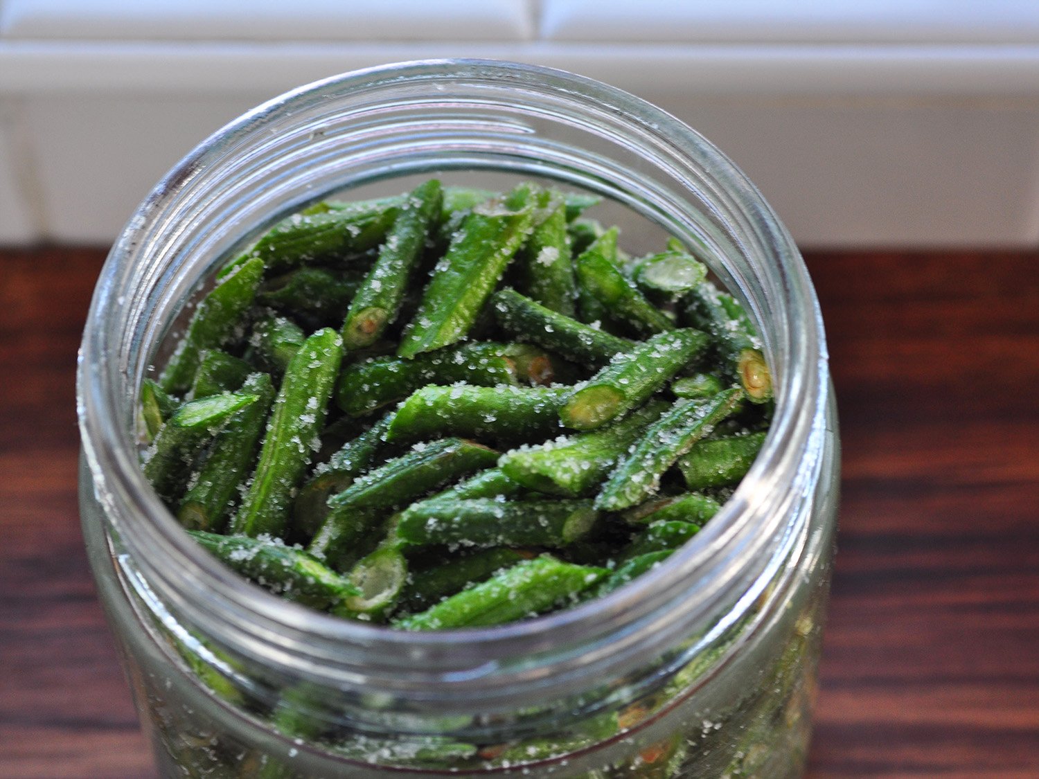 sour pickled beans